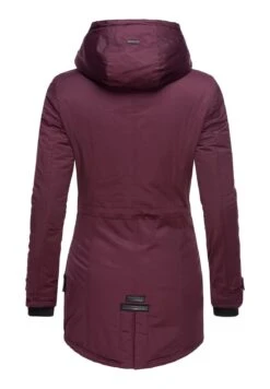 Navahoo AVRILLE II - P艂aszcz Zimowy - Burgundy