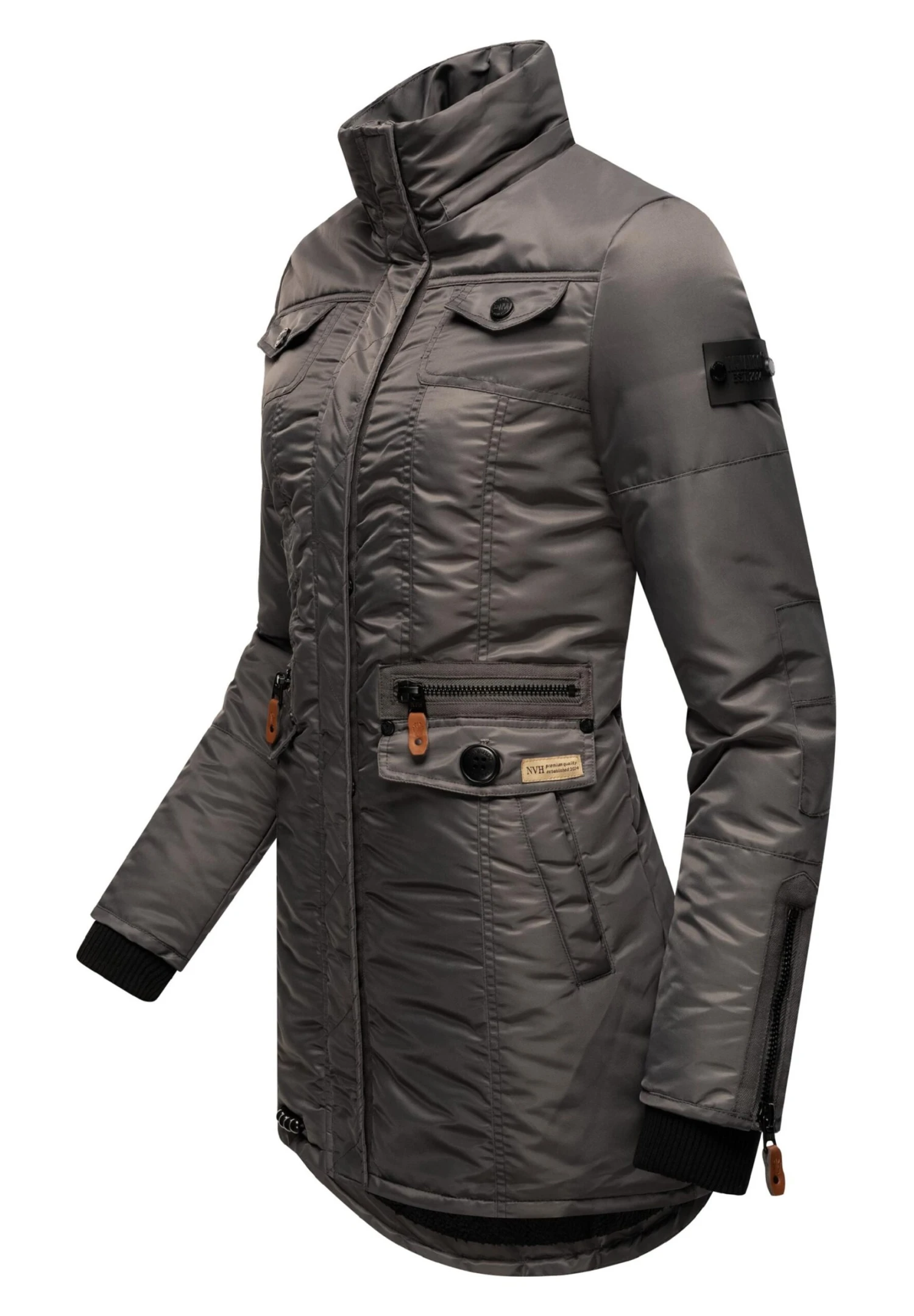 Navahoo SCHÄTZCHEN - Płaszcz Zimowy - Anthracite 7 Navahoo SCHÄTZCHEN - Płaszcz Zimowy - Anthracite - obrazek 5