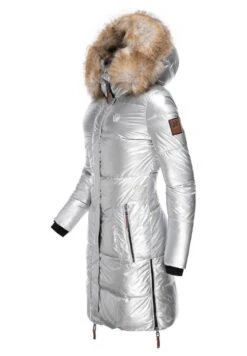 Navahoo HALINA - Płaszcz Zimowy - Silver -Navahoo 0cb972c18a544572b6edc1b408dc9362