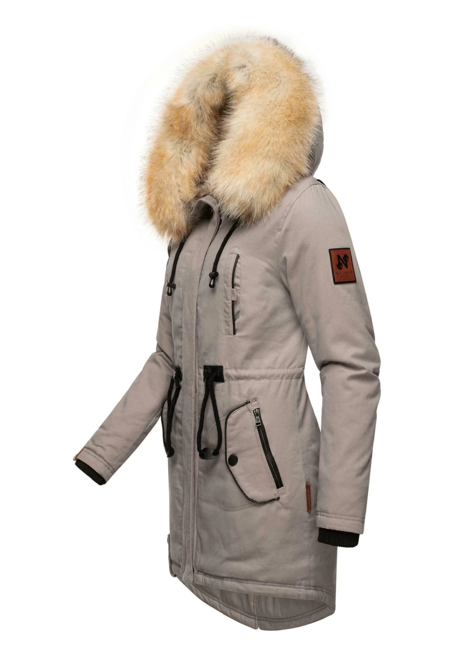 Navahoo BOMBII - Płaszcz Zimowy - Zinc Grey 3 Navahoo BOMBII - Płaszcz Zimowy - Zinc Grey