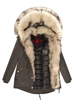 Navahoo SWEETY - Płaszcz Zimowy - Anthracite -Navahoo 0f2b74d01ca349e5aade86333d65fa90