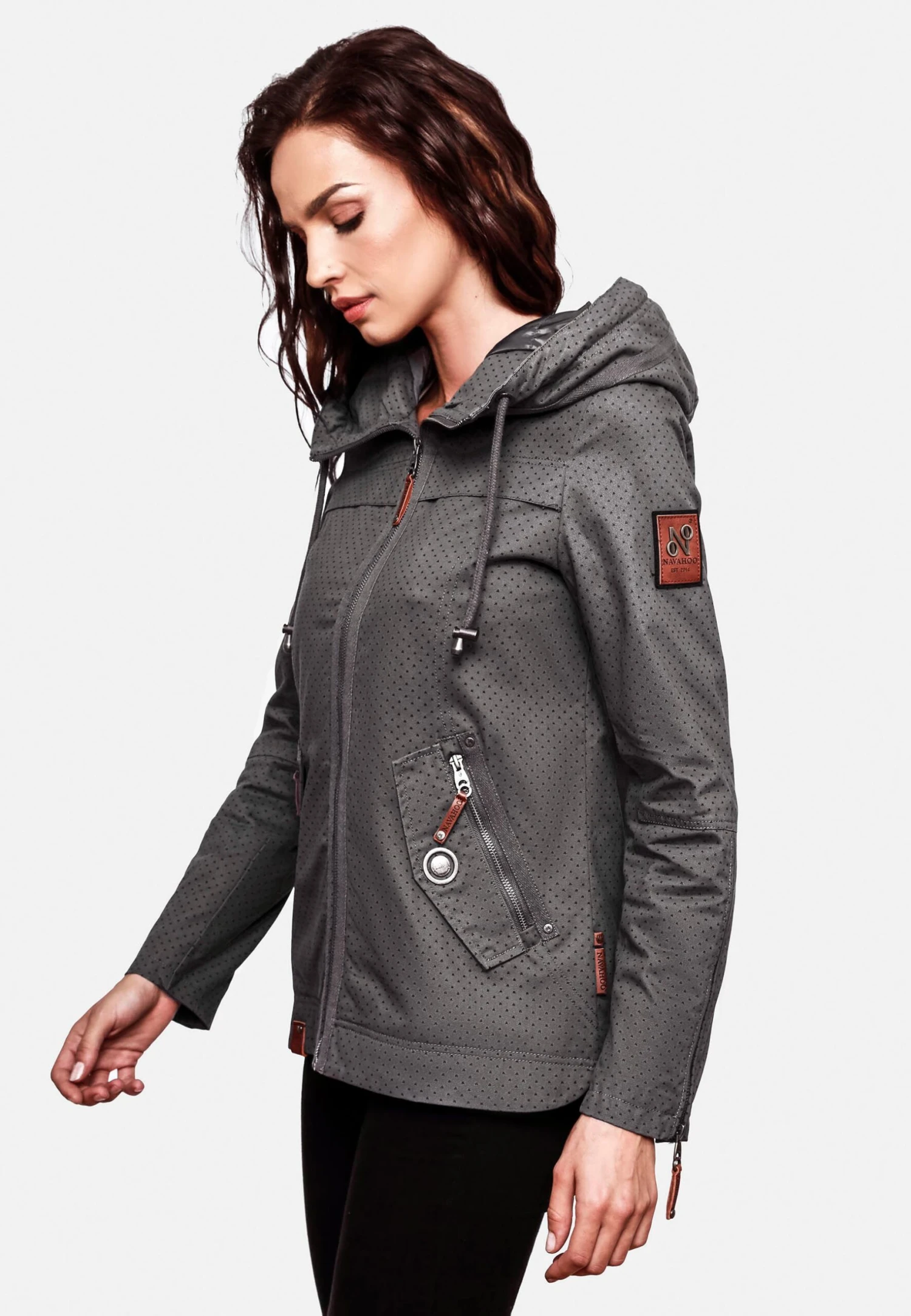 Navahoo WEKOO - Parka - Antracite Dots 5 Navahoo WEKOO - Parka - Antracite Dots - obrazek 3