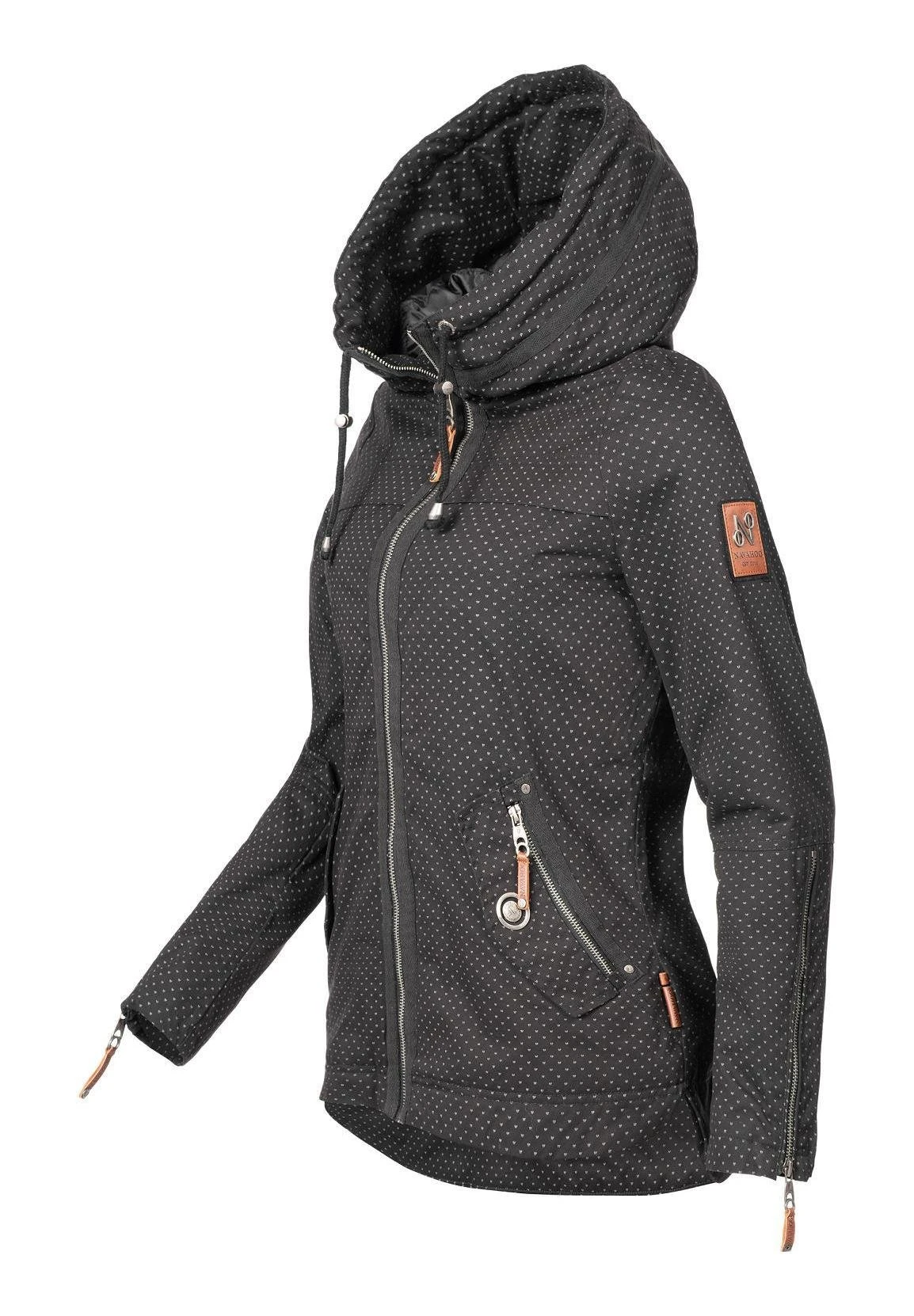 Navahoo WEKOO - Parka - Schwarz Dots 5 Navahoo WEKOO - Parka - Schwarz Dots - obrazek 3