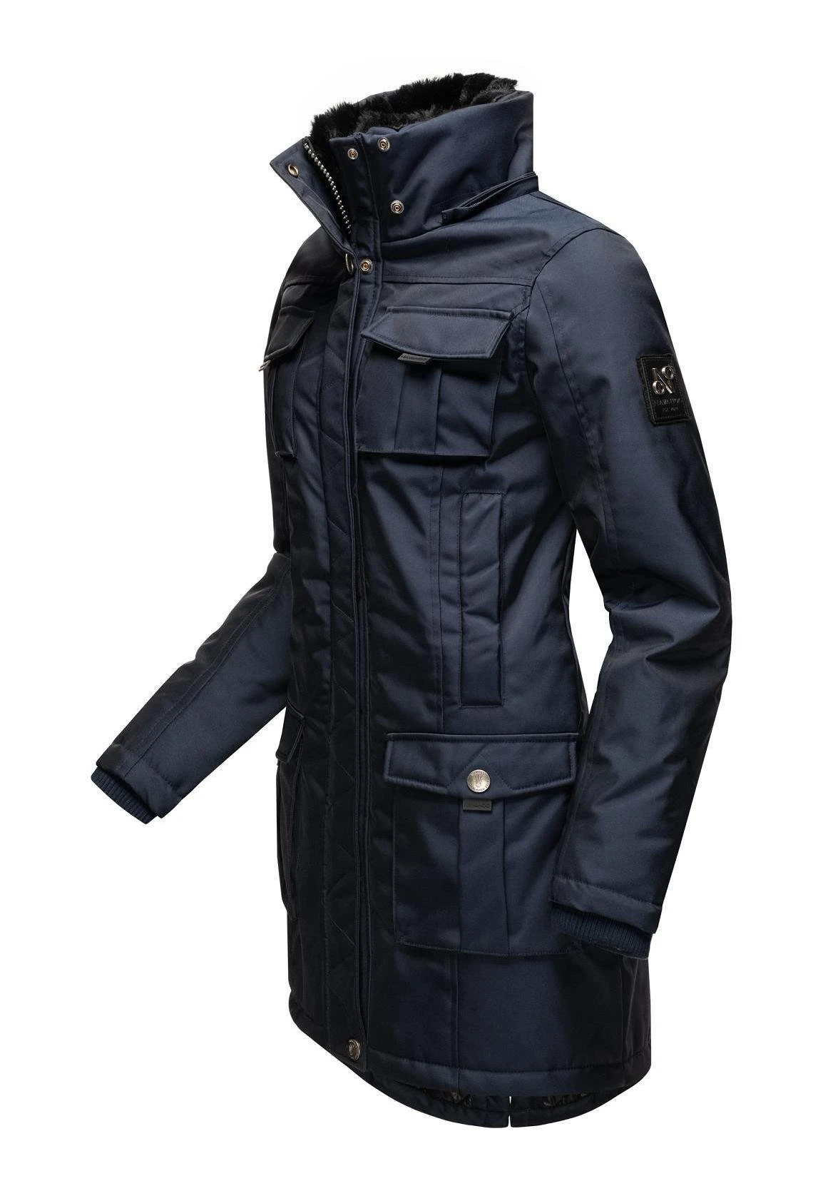 Navahoo TINIIS - Płaszcz Zimowy - Dark Blue 5 Navahoo TINIIS - Płaszcz Zimowy - Dark Blue - obrazek 3