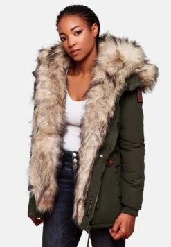 Navahoo SWEETY - Płaszcz Zimowy - Olive 15 Navahoo SWEETY - Płaszcz Zimowy - Olive -Navahoo 161fced9a8714b9b8e677294652a66e1