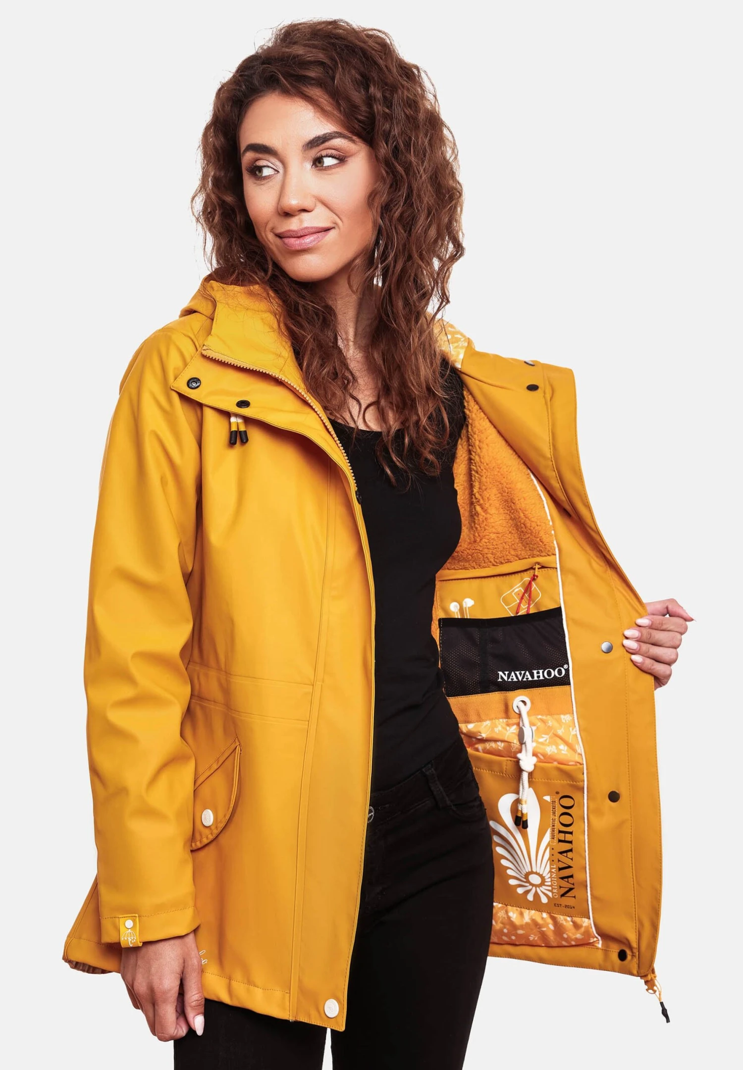Navahoo OCEAN HEART - Parka - Amber Yellow 6 Navahoo OCEAN HEART - Parka - Amber Yellow - obrazek 4