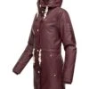 Navahoo FLOWER OF OCEAN - Parka - Dark Red Melange