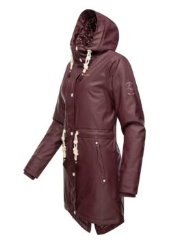 Navahoo FLOWER OF OCEAN - Parka - Dark Red Melange