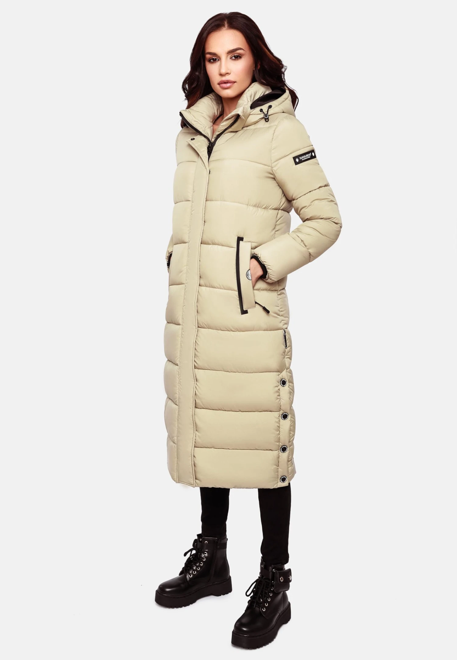 Navahoo ISALIE - Płaszcz Zimowy - Pebble Grey 4 Navahoo ISALIE - Płaszcz Zimowy - Pebble Grey - obrazek 2