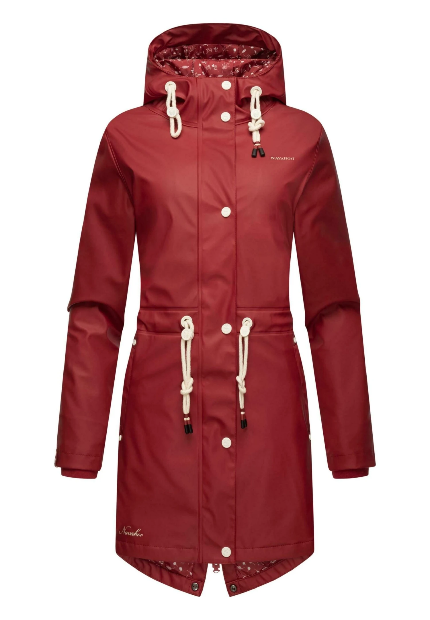 Navahoo FLOWER OF OCEAN - Parka - Blood Red 3 Navahoo FLOWER OF OCEAN - Parka - Blood Red