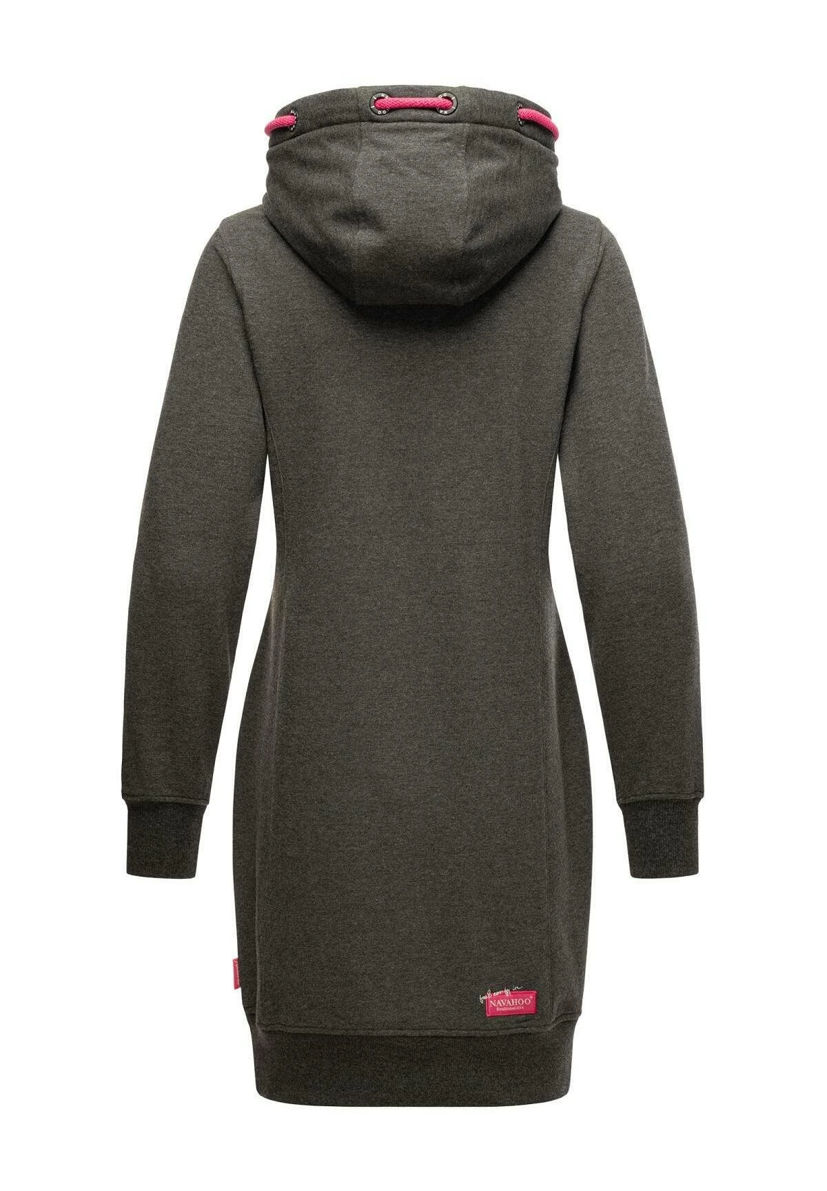 Navahoo Sukienka Letnia - Dark Grey Melange 6 Navahoo Sukienka Letnia - Dark Grey Melange - obrazek 5