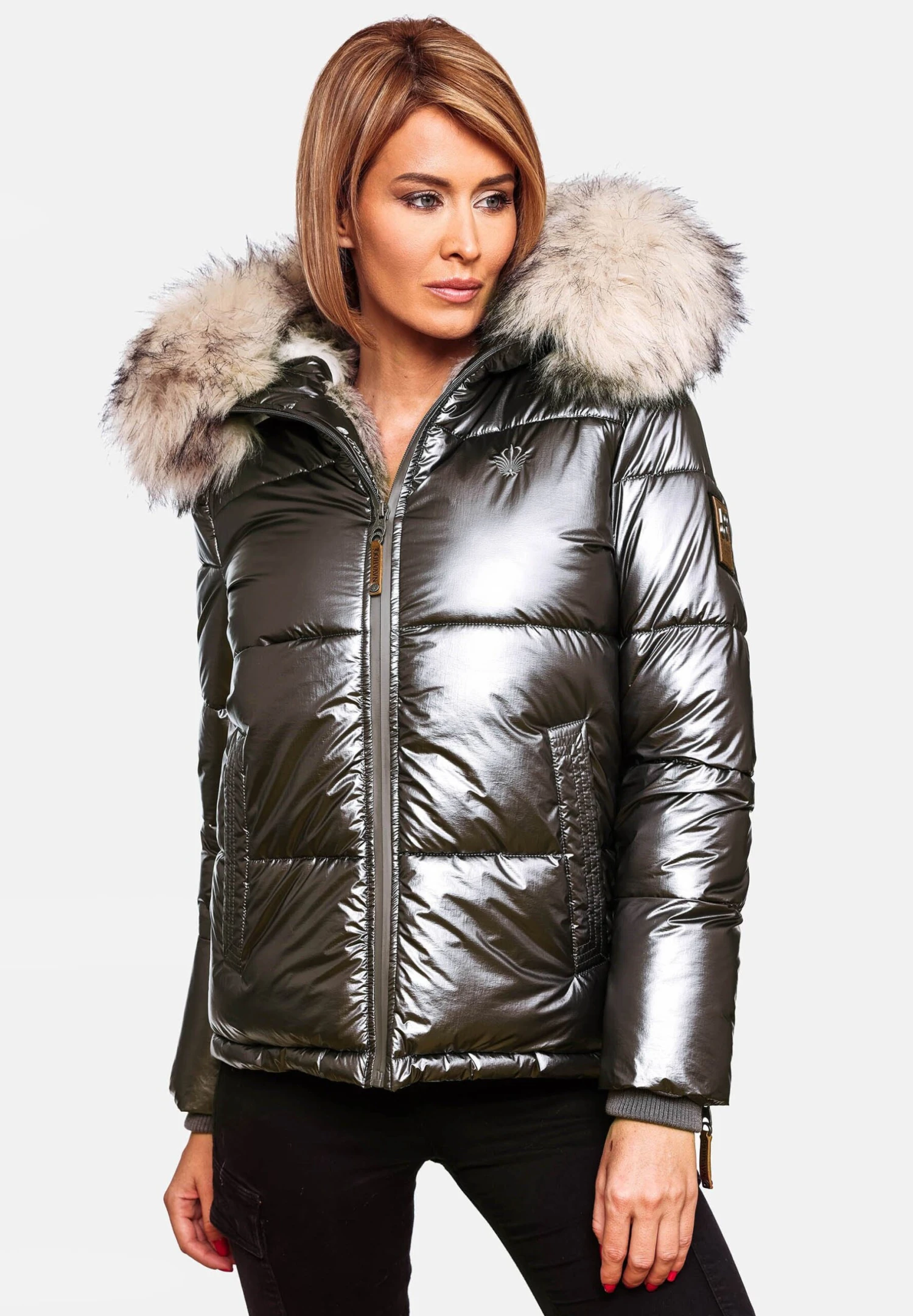 Navahoo TIKUNAA - Kurtka Zimowa - Dark Grey 5 Navahoo TIKUNAA - Kurtka Zimowa - Dark Grey - obrazek 3