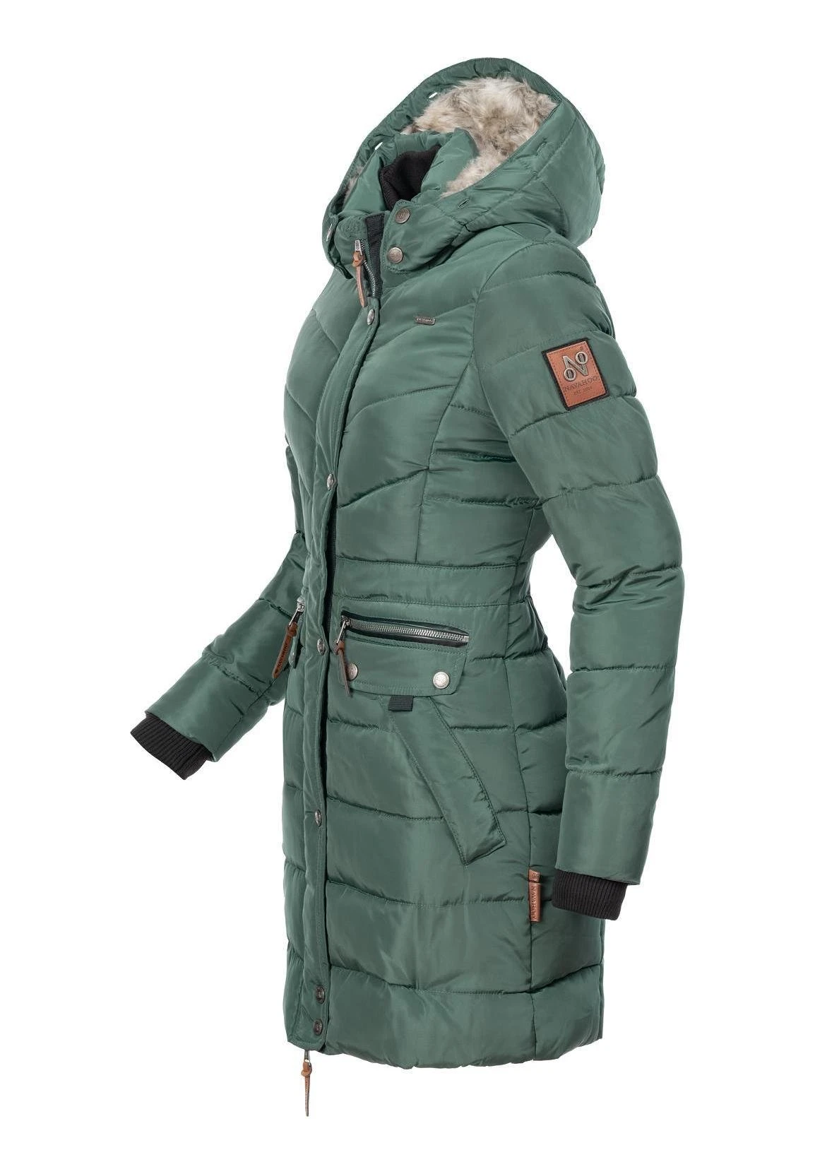 Navahoo PAULA - Płaszcz Zimowy - Green 4 Navahoo PAULA - Płaszcz Zimowy - Green - obrazek 2
