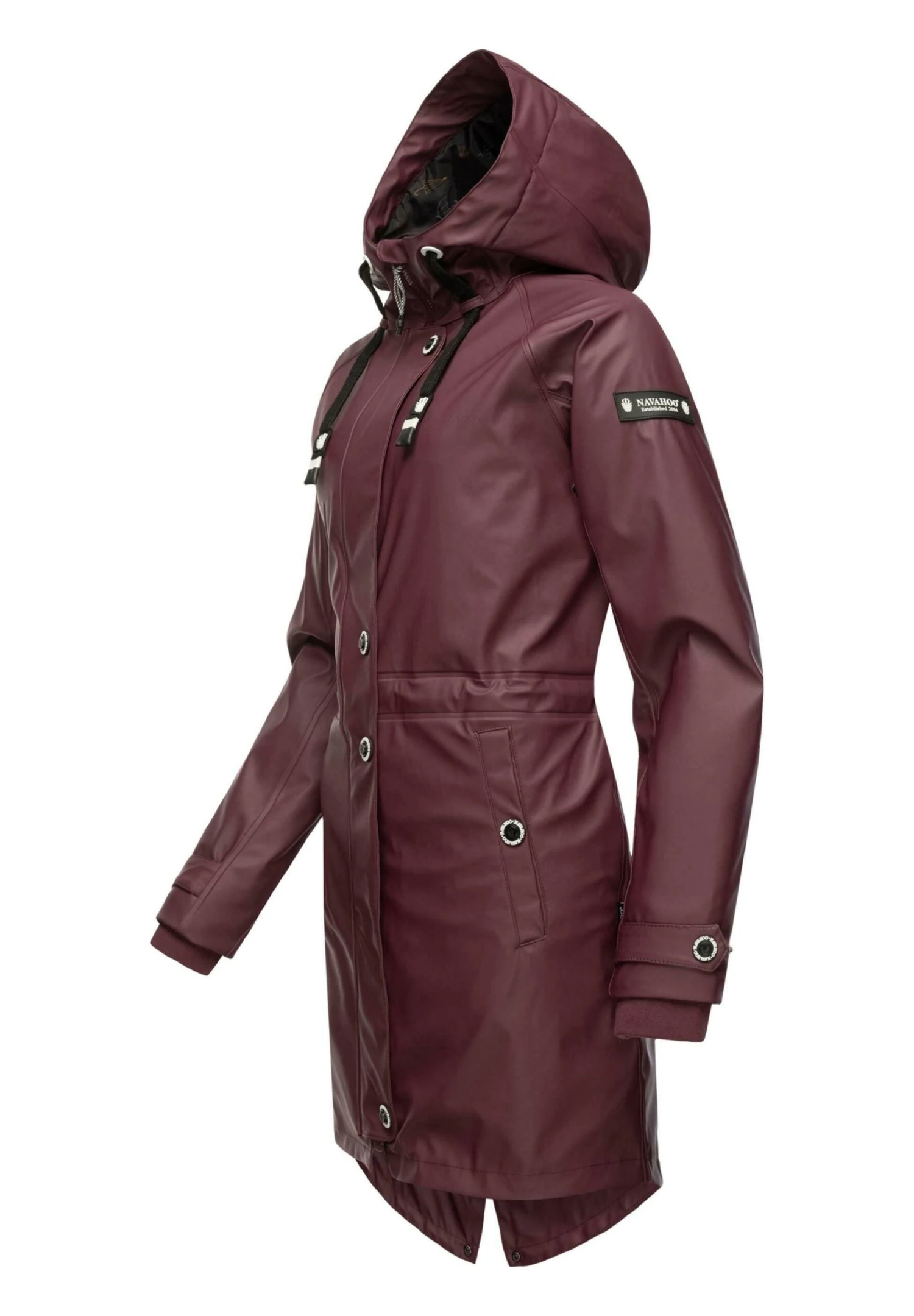 Navahoo RAINY FLOWER - Parka - Dark Red Melange 4 Navahoo RAINY FLOWER - Parka - Dark Red Melange - obrazek 3