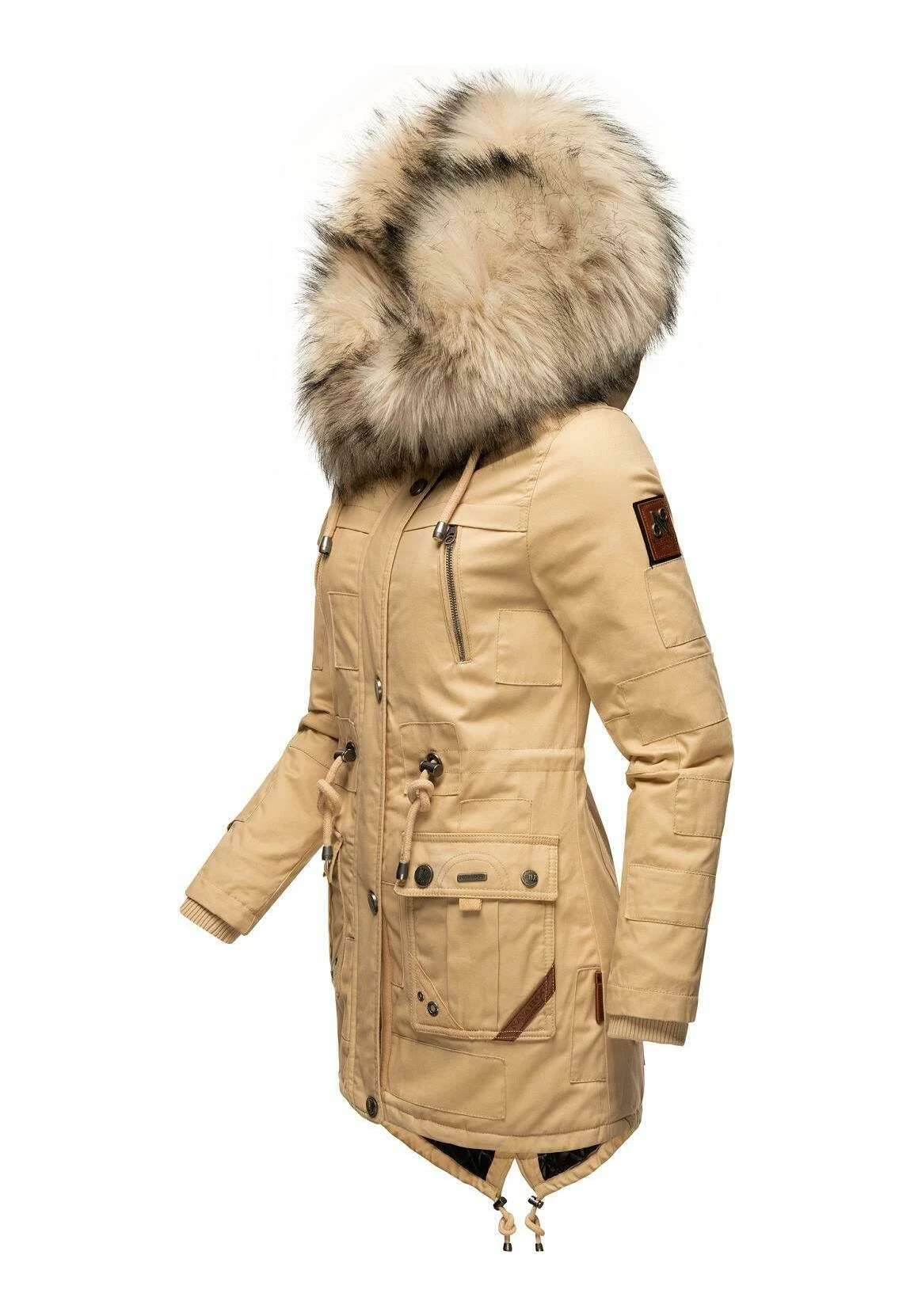 Navahoo HONIGFEE - Płaszcz Zimowy - Beige 5 Navahoo HONIGFEE - Płaszcz Zimowy - Beige - obrazek 3