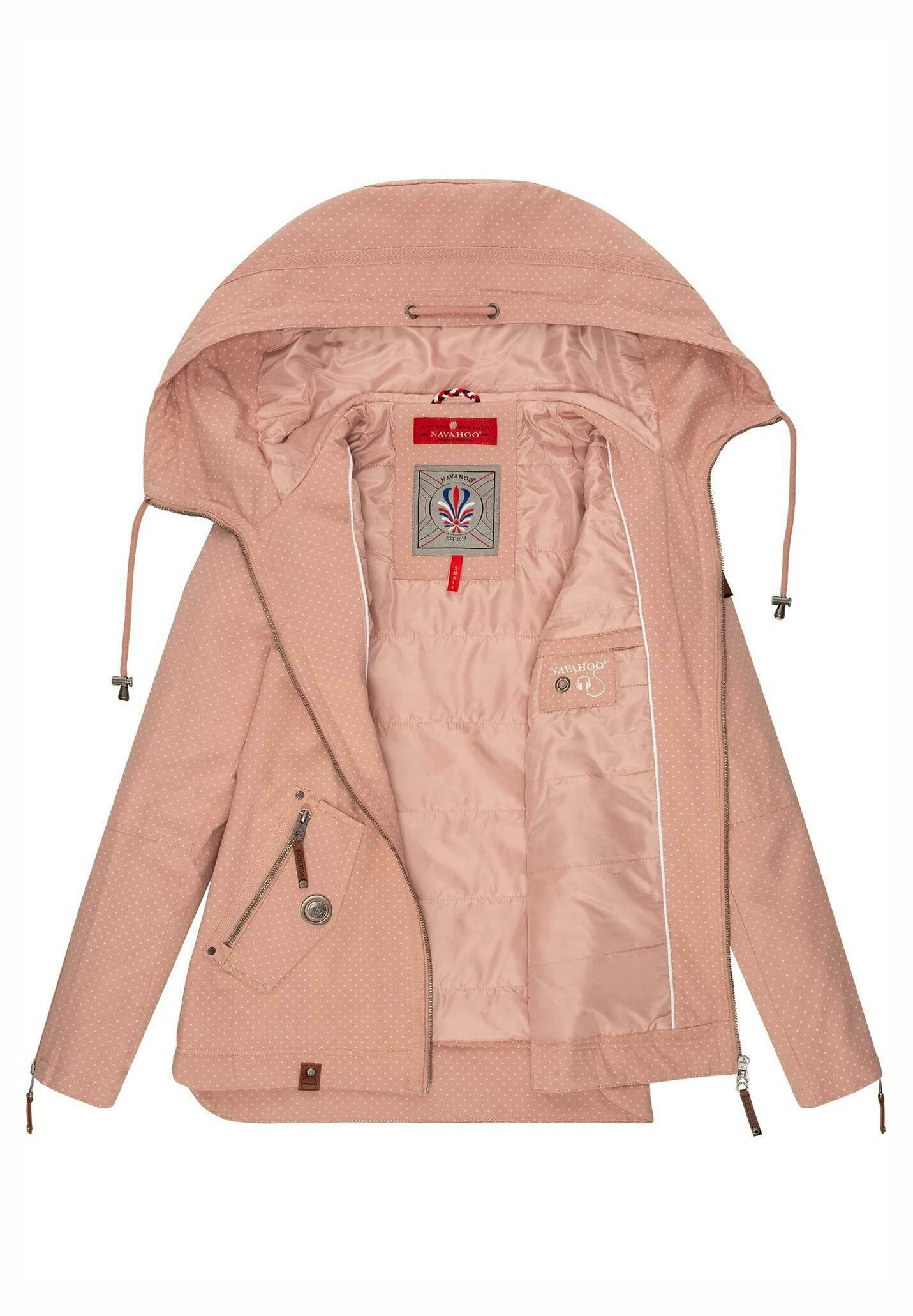 Navahoo WEKOO - Parka - Light Rose Dots 4 Navahoo WEKOO - Parka - Light Rose Dots - obrazek 2