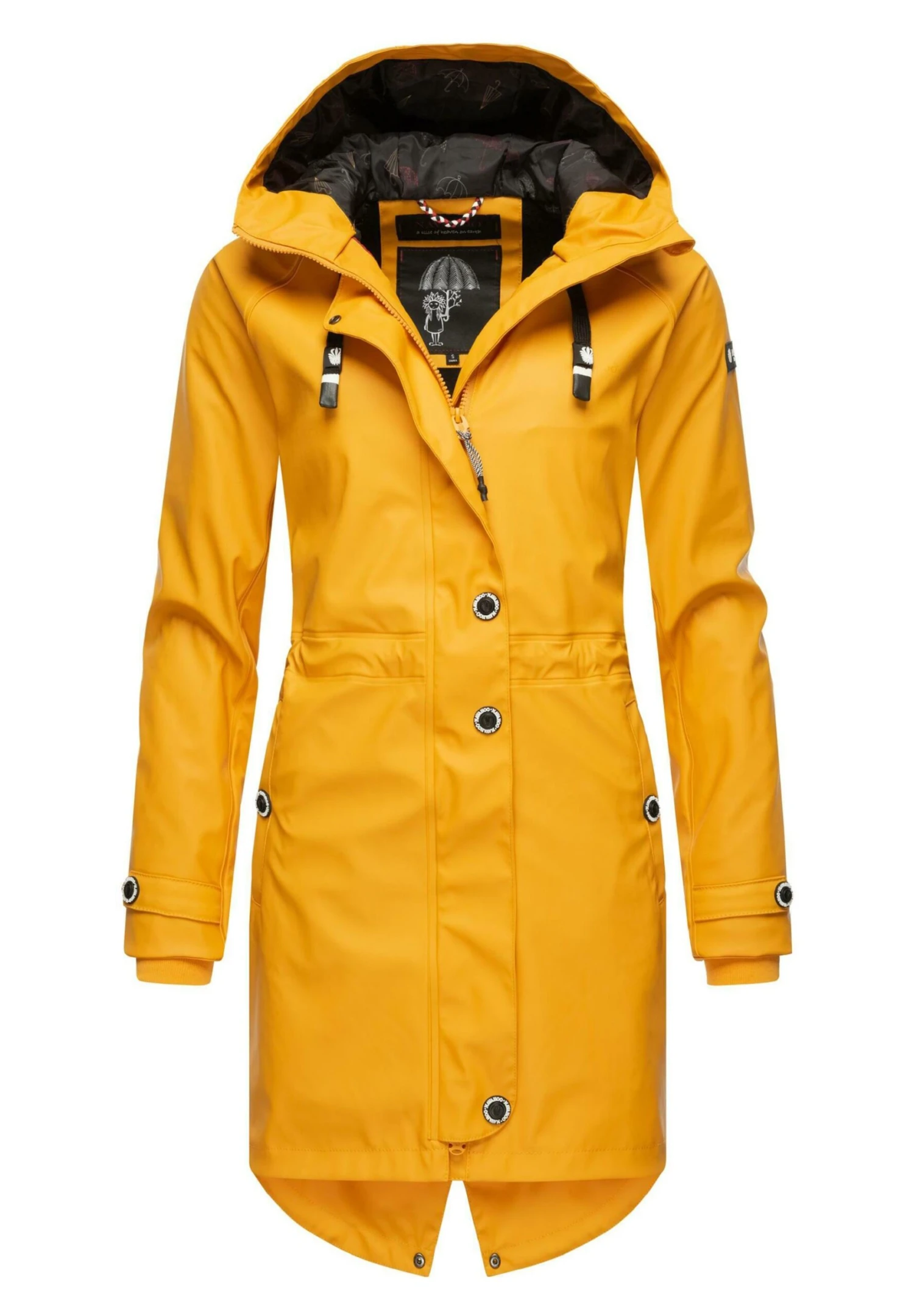 Navahoo RAINY FLOWER - Parka - Amber Yellow 11 Navahoo RAINY FLOWER - Parka - Amber Yellow - obrazek 9