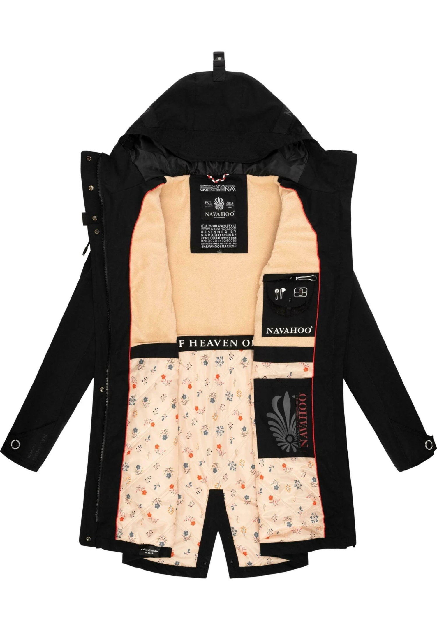 Navahoo Płaszcz Zimowy - Black 6 Navahoo Płaszcz Zimowy - Black - obrazek 4