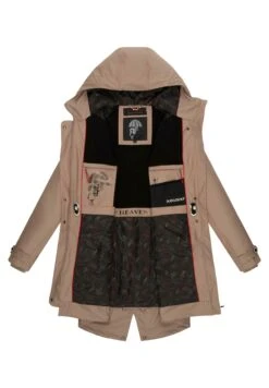 Navahoo RAINY FLOWER - Parka - Taupe -Navahoo 4ceb9ca30d63428693495792954ec3da