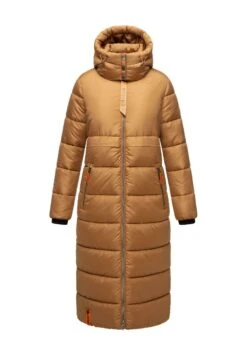 Navahoo KRISTALLBLUME - Płaszcz Zimowy - Camel -Navahoo 4dd1d54fde3c42a5981126081ddab598