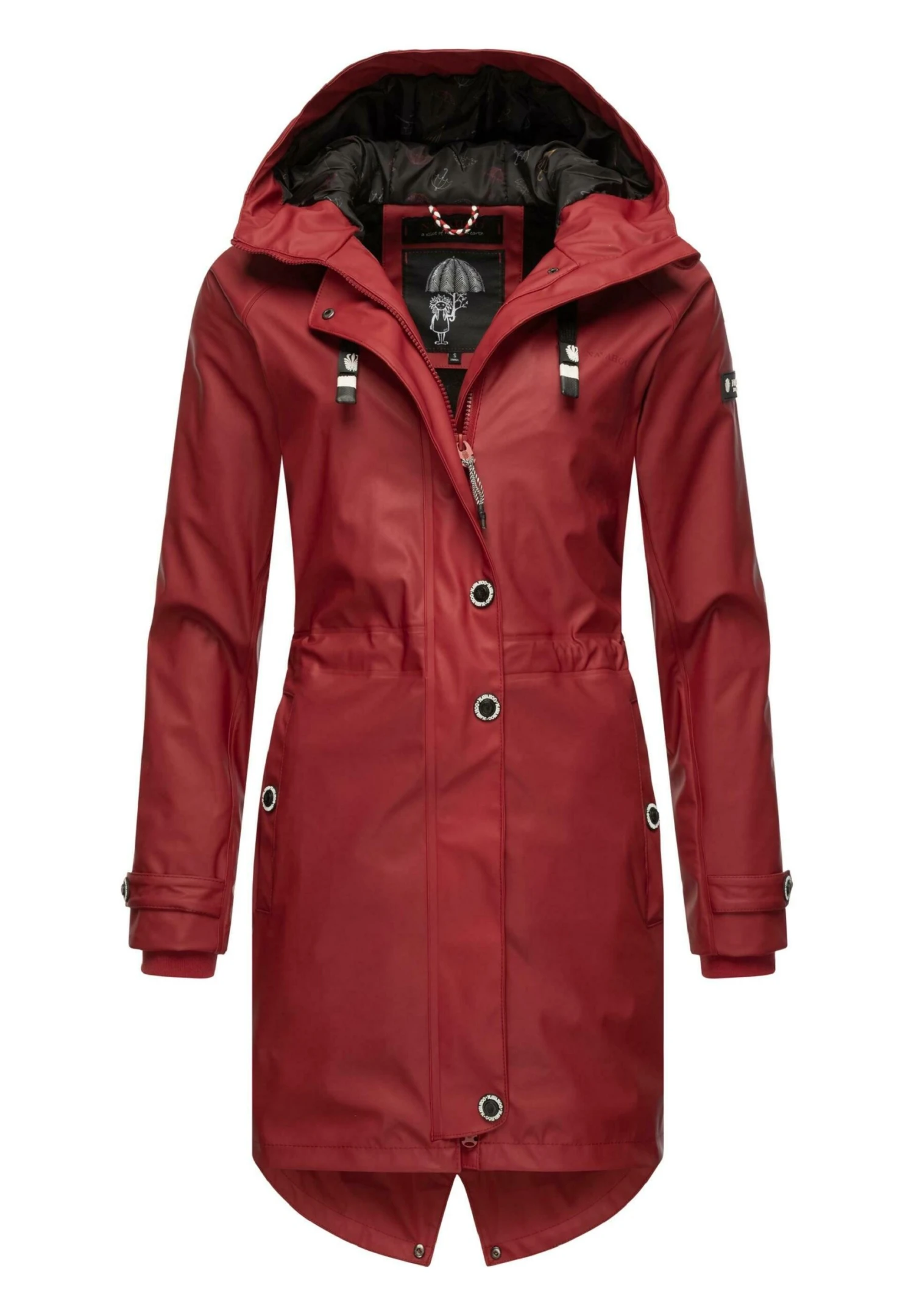 Navahoo RAINY FLOWER - Parka - Blood Red 7 Navahoo RAINY FLOWER - Parka - Blood Red - obrazek 5