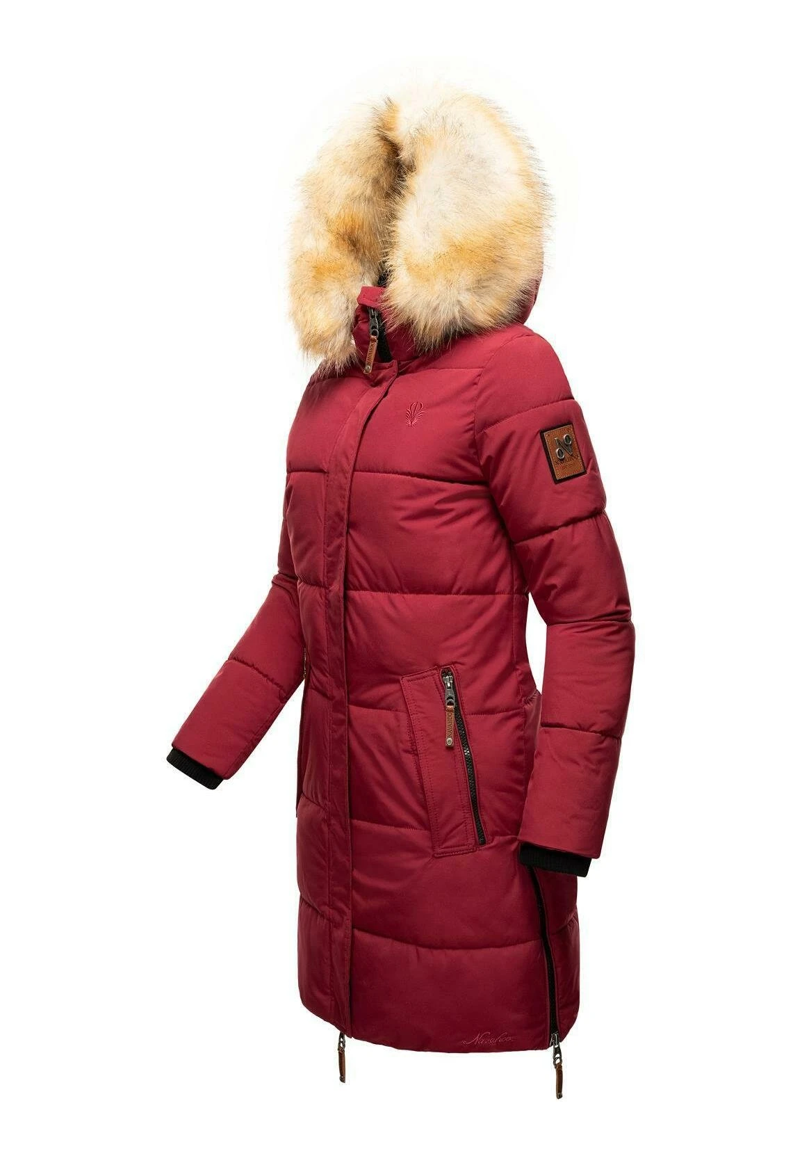 Navahoo HALINA - Płaszcz Zimowy - Bordeaux 4 Navahoo HALINA - Płaszcz Zimowy - Bordeaux - obrazek 2