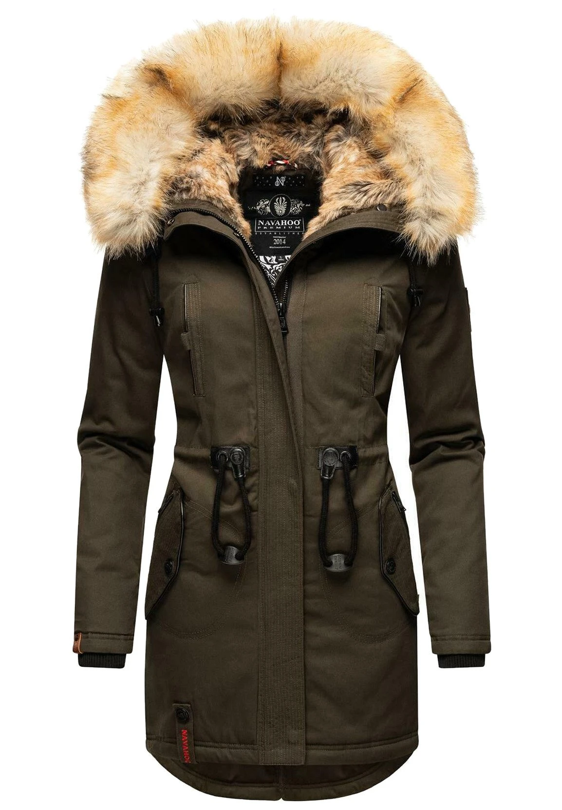 Navahoo BOMBII - Płaszcz Zimowy - Dark Grey 3 Navahoo BOMBII - Płaszcz Zimowy - Dark Grey