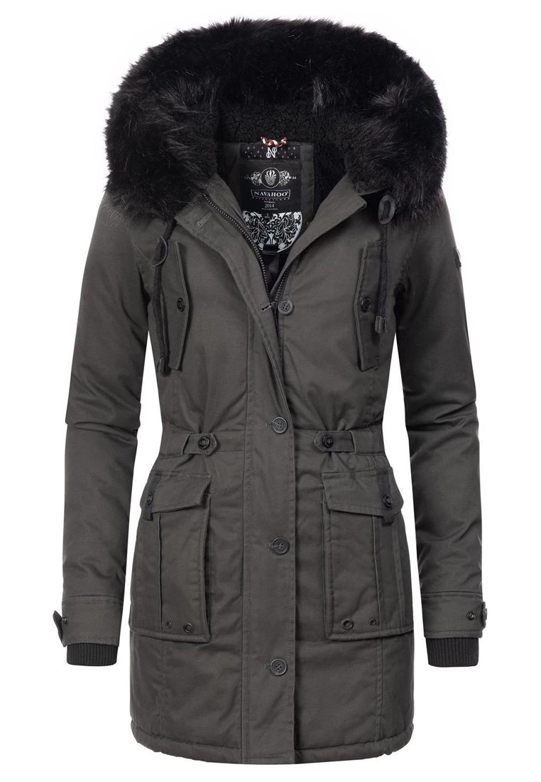 Navahoo LULUNA - Płaszcz Zimowy - Grey 3 Navahoo LULUNA - Płaszcz Zimowy - Grey