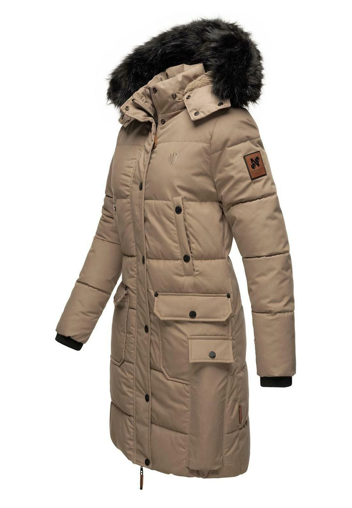 Navahoo Płaszcz Zimowy - Taupe 3 Navahoo Płaszcz Zimowy - Taupe