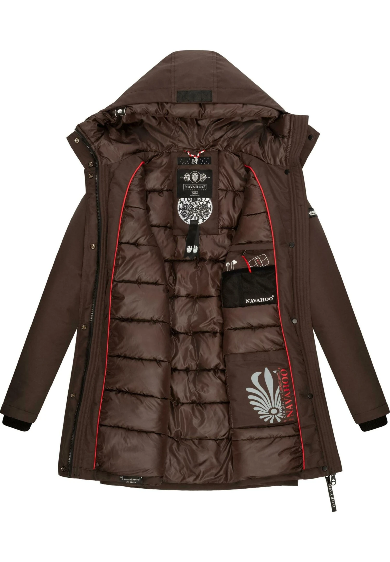 Navahoo BLIZZARDSTORM - Parka - Dark Choco 7 Navahoo BLIZZARDSTORM - Parka - Dark Choco - obrazek 5