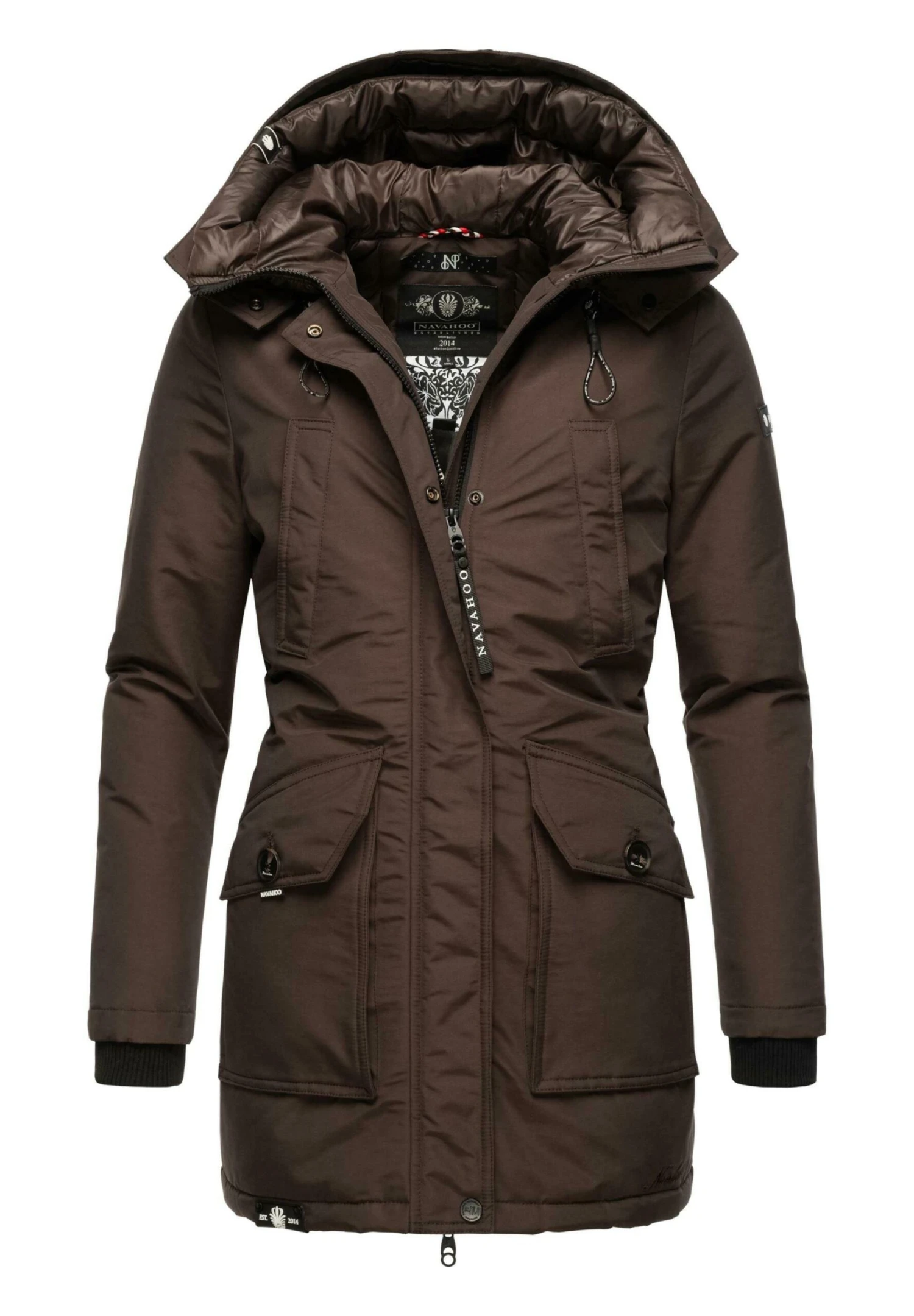 Navahoo BLIZZARDSTORM - Parka - Dark Choco 5 Navahoo BLIZZARDSTORM - Parka - Dark Choco - obrazek 3