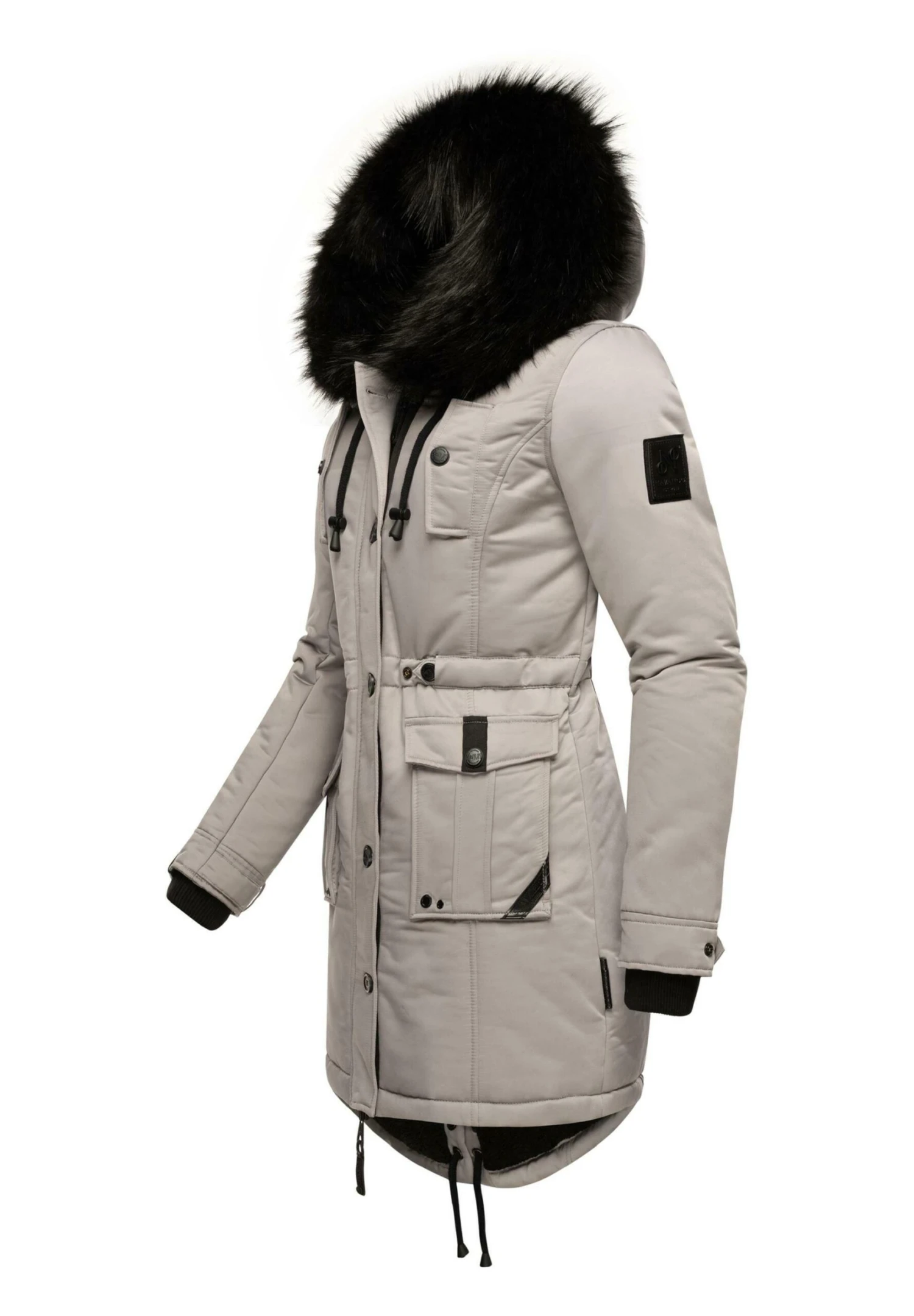 Navahoo LULUNA - Płaszcz Zimowy - Zinc Grey 4 Navahoo LULUNA - Płaszcz Zimowy - Zinc Grey - obrazek 2