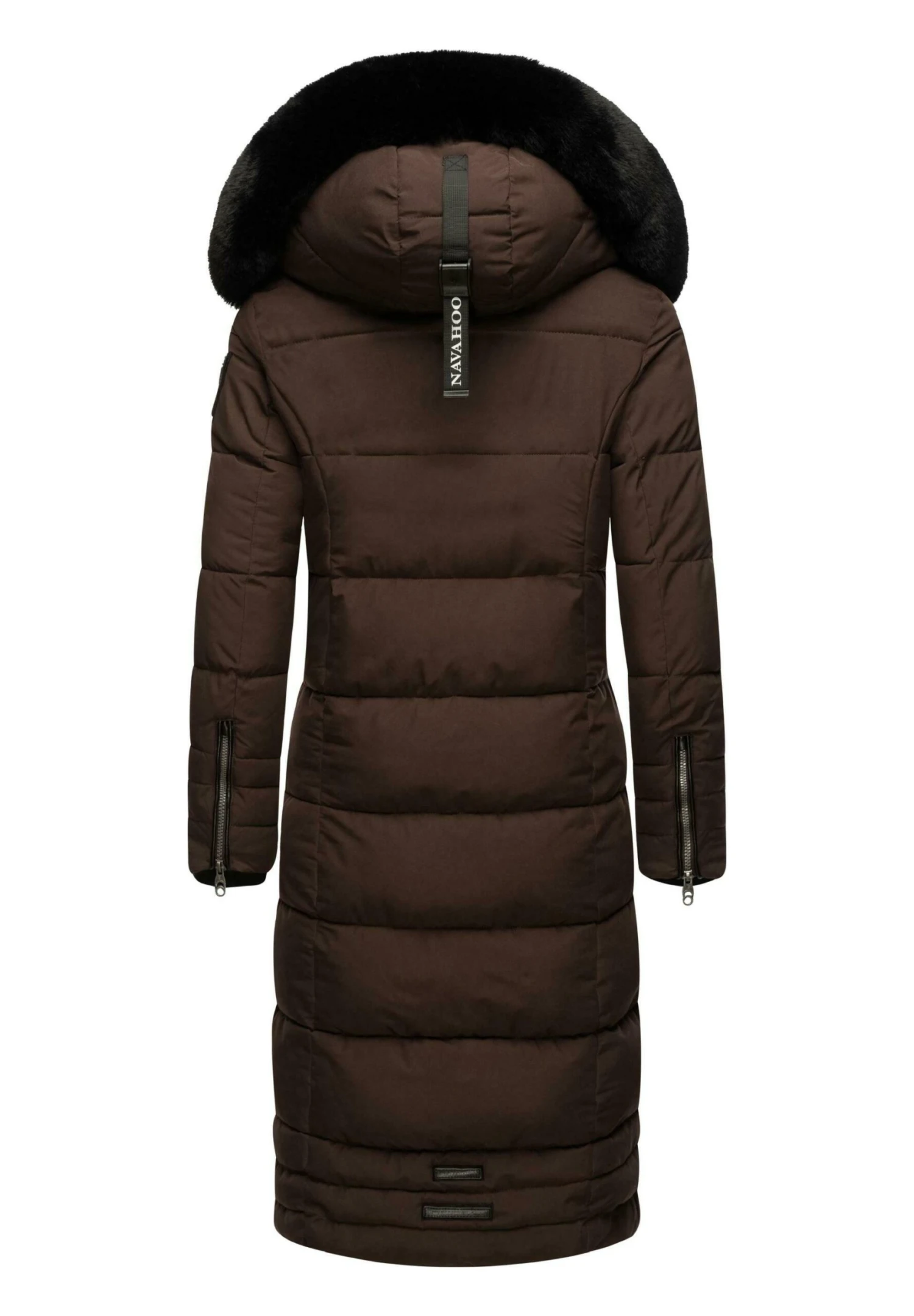 Navahoo FAHMIYAA - Płaszcz Zimowy - Dark Choco 4 Navahoo FAHMIYAA - Płaszcz Zimowy - Dark Choco - obrazek 2