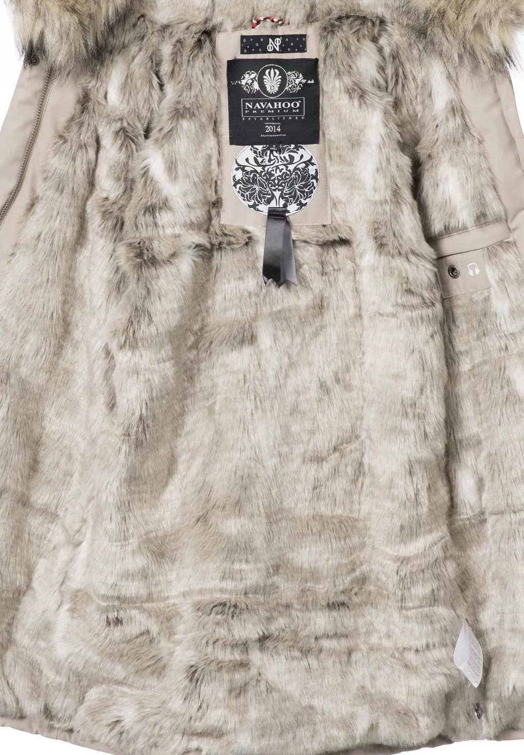 Navahoo CRISTAL - Płaszcz Zimowy - Beige 7 Navahoo CRISTAL - Płaszcz Zimowy - Beige - obrazek 5