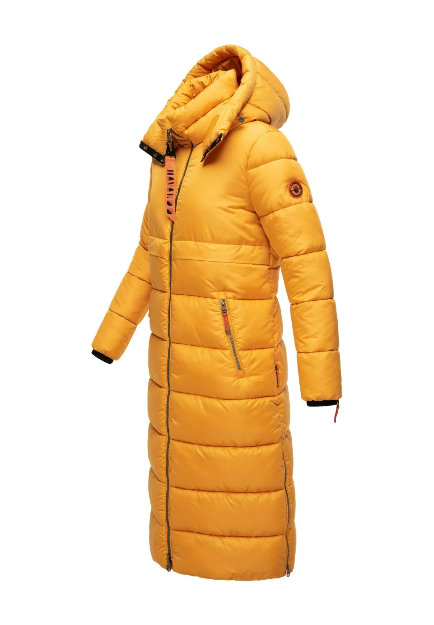 Navahoo KRISTALLBLUME - Płaszcz Zimowy - Dark Yellow 3 Navahoo KRISTALLBLUME - Płaszcz Zimowy - Dark Yellow