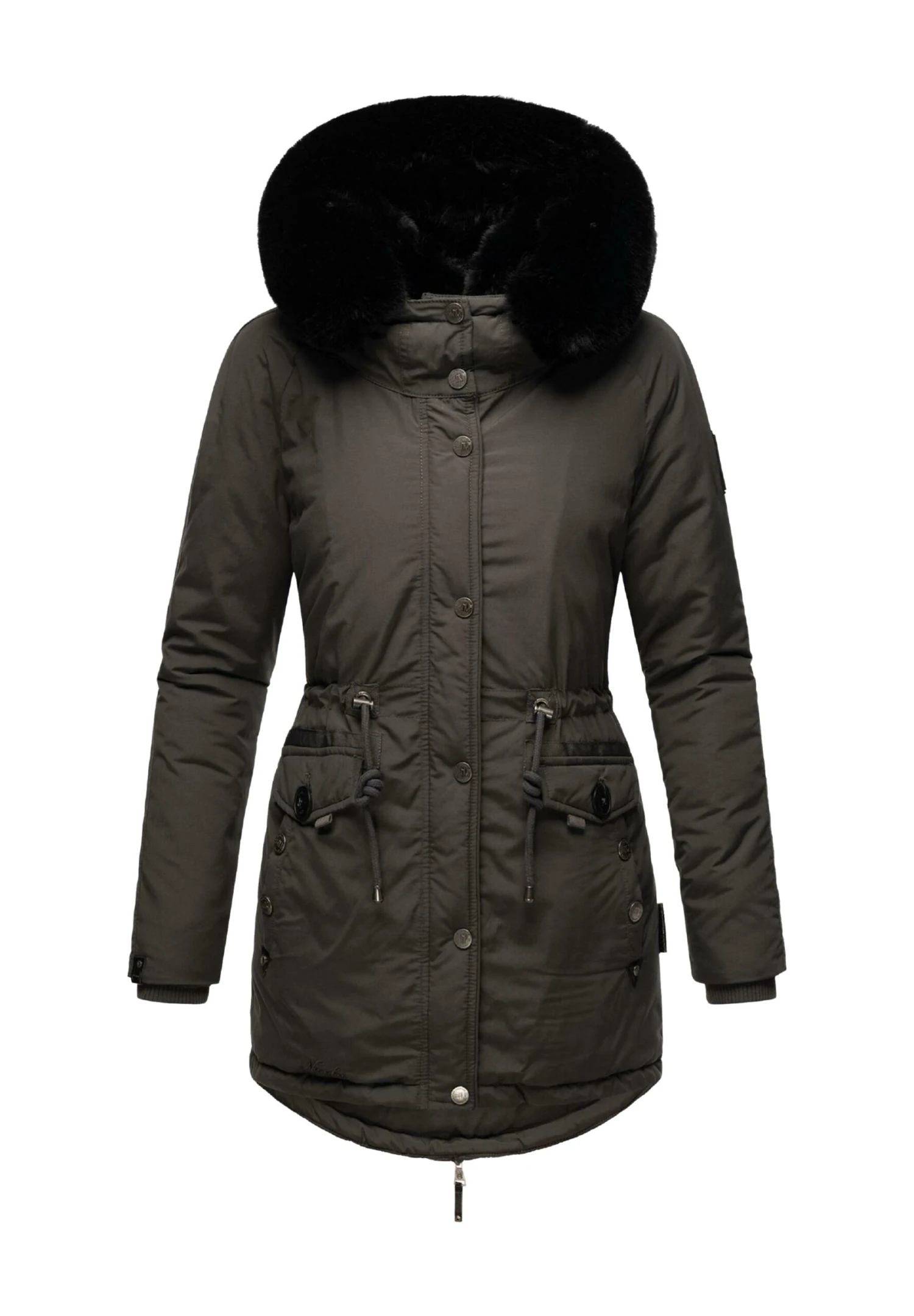 Navahoo SWEETY DELUXE - Płaszcz Zimowy - Dark Grey 2 Navahoo SWEETY DELUXE - Płaszcz Zimowy - Dark Grey