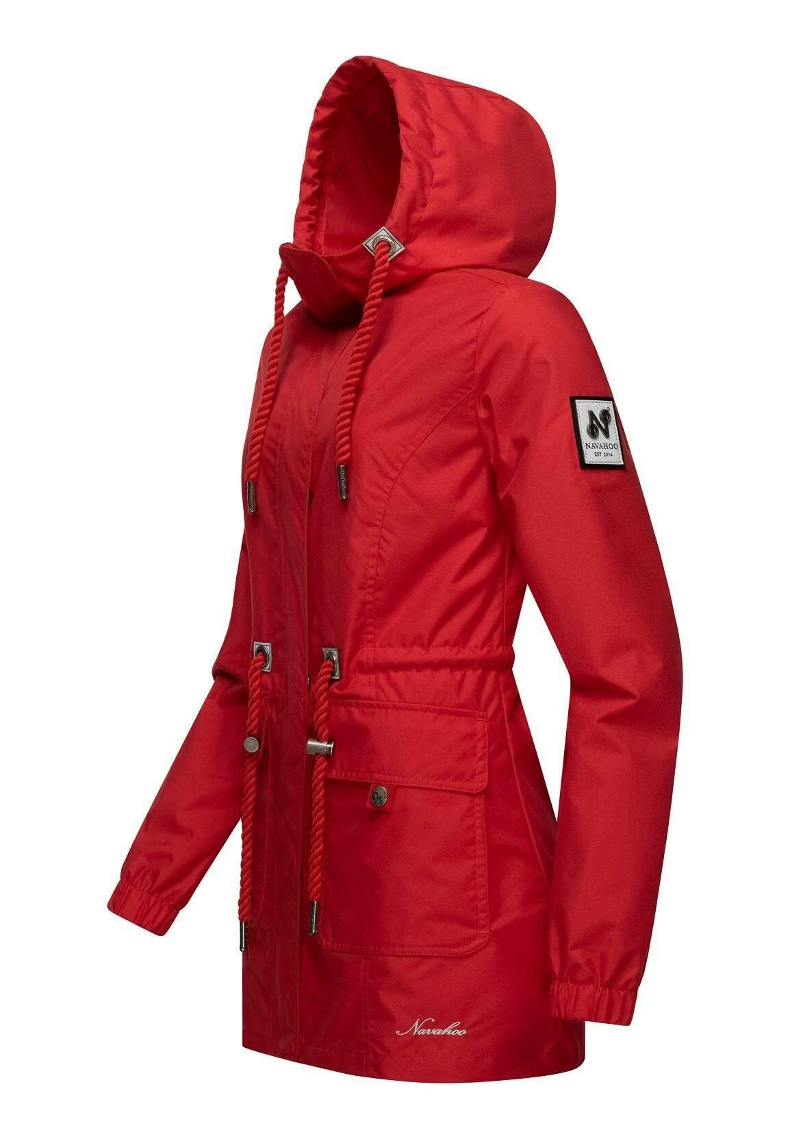 Navahoo ÜBERGANGS NEOPHEE - Parka - Apple Red 4 Navahoo ÜBERGANGS NEOPHEE - Parka - Apple Red - obrazek 2