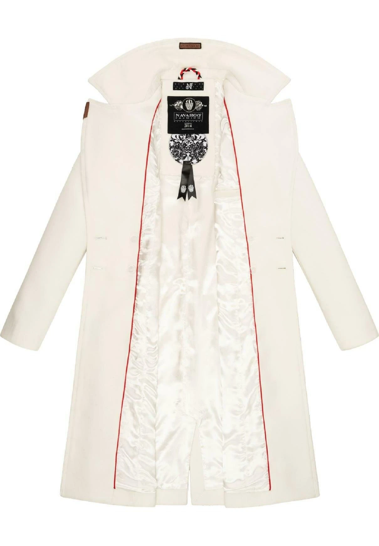 Navahoo WOOLY - Krótki Płaszcz - Offwhite 6 Navahoo WOOLY - Krótki Płaszcz - Offwhite - obrazek 4