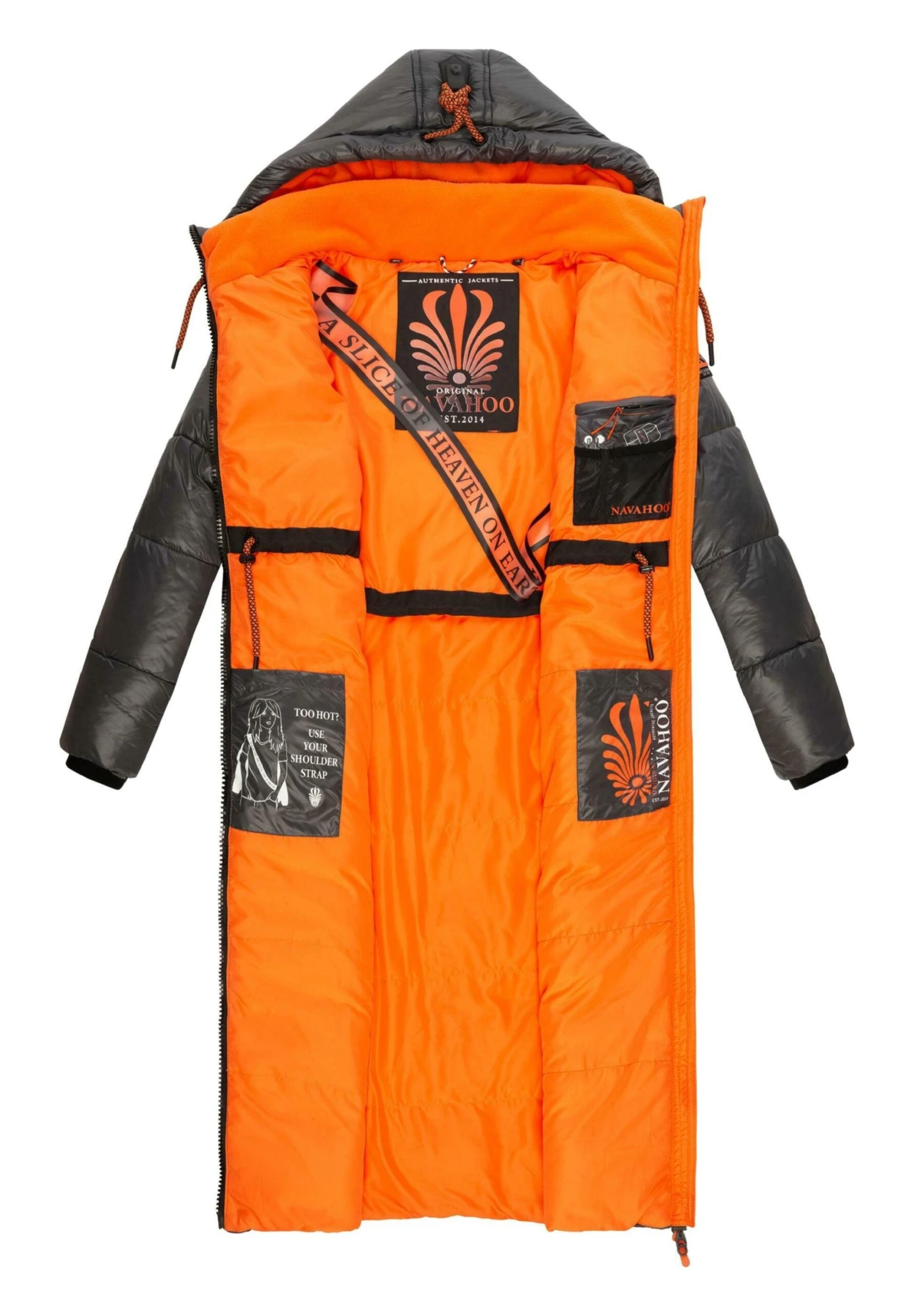 Navahoo SCHMUSEENGEL - Płaszcz Zimowy - Dark Grey 4 Navahoo SCHMUSEENGEL - Płaszcz Zimowy - Dark Grey - obrazek 2