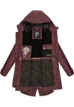 Navahoo RAINY FLOWER - Parka - Dark Red Melange 9 Navahoo RAINY FLOWER - Parka - Dark Red Melange -Navahoo 795bb651c4ac4bcc80e7ad444149aad6
