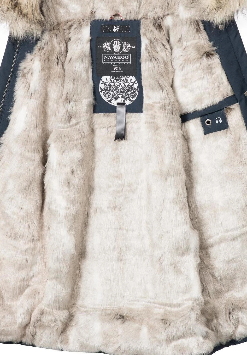 Navahoo CRISTAL - Płaszcz Zimowy - Blue 8 Navahoo CRISTAL - Płaszcz Zimowy - Blue - obrazek 6