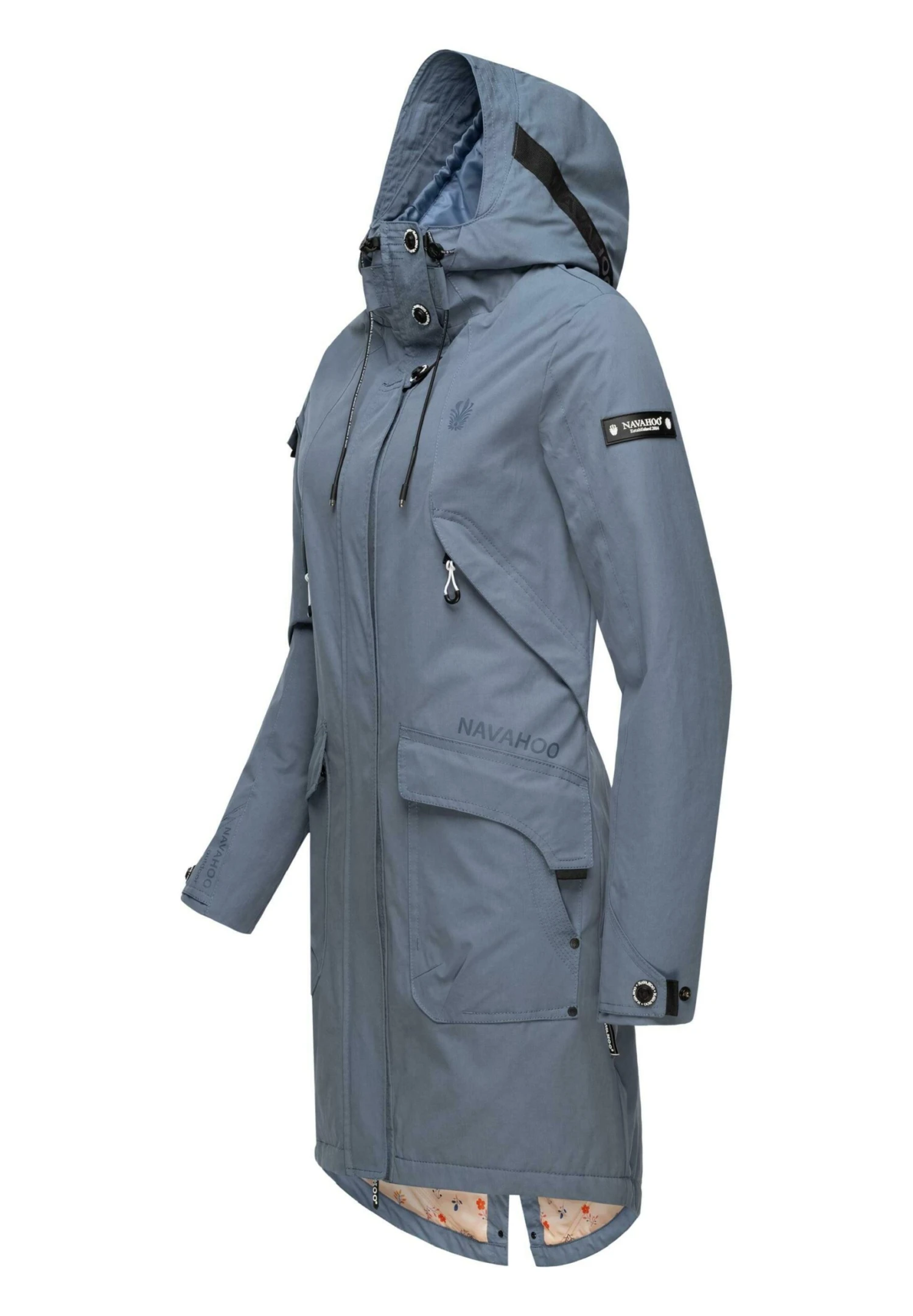 Navahoo Płaszcz Zimowy - Blue Melange 4 Navahoo Płaszcz Zimowy - Blue Melange - obrazek 2