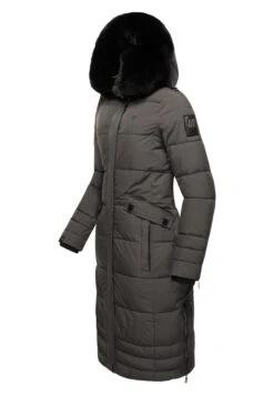 Navahoo FAHMIYAA - Płaszcz Zimowy - Dark Grey