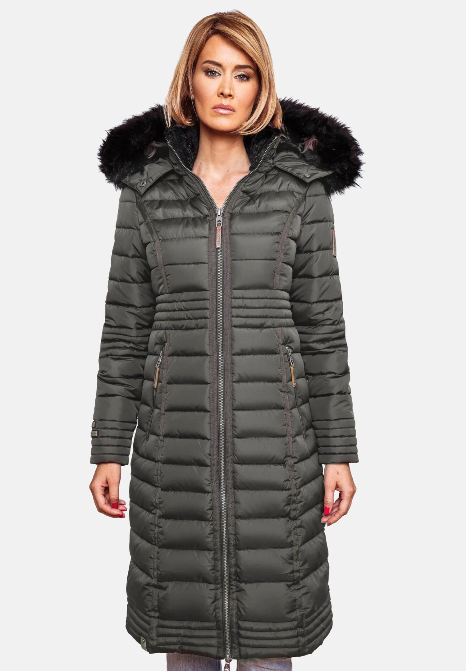 Navahoo UMAY - Płaszcz Zimowy - Anthrazit 3 Navahoo UMAY - Płaszcz Zimowy - Anthrazit