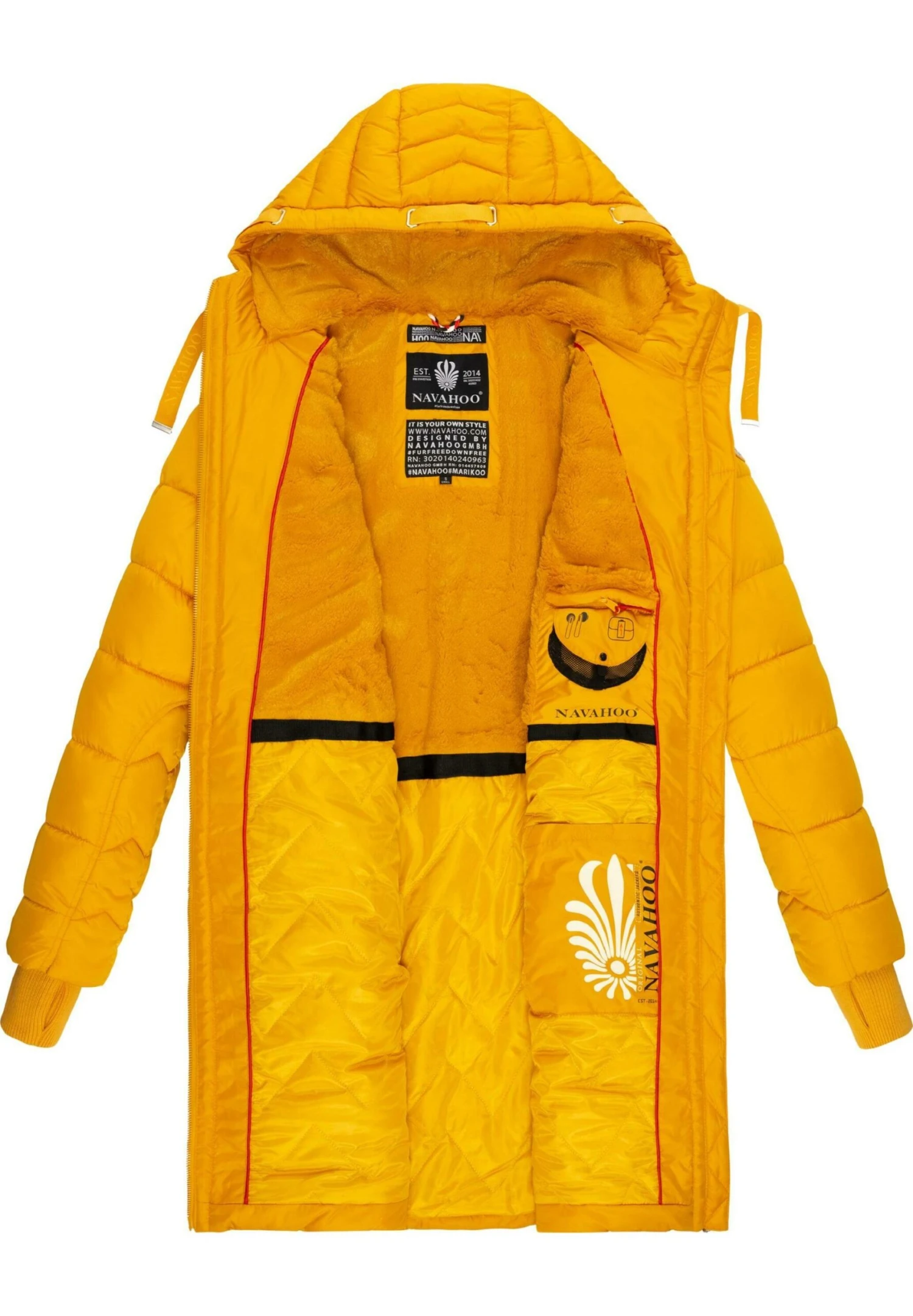 Navahoo Płaszcz Zimowy - Dark Yellow 6 Navahoo Płaszcz Zimowy - Dark Yellow - obrazek 4