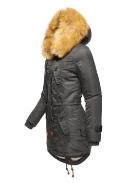 Navahoo LA VIVA - Płaszcz Zimowy - Anthracite