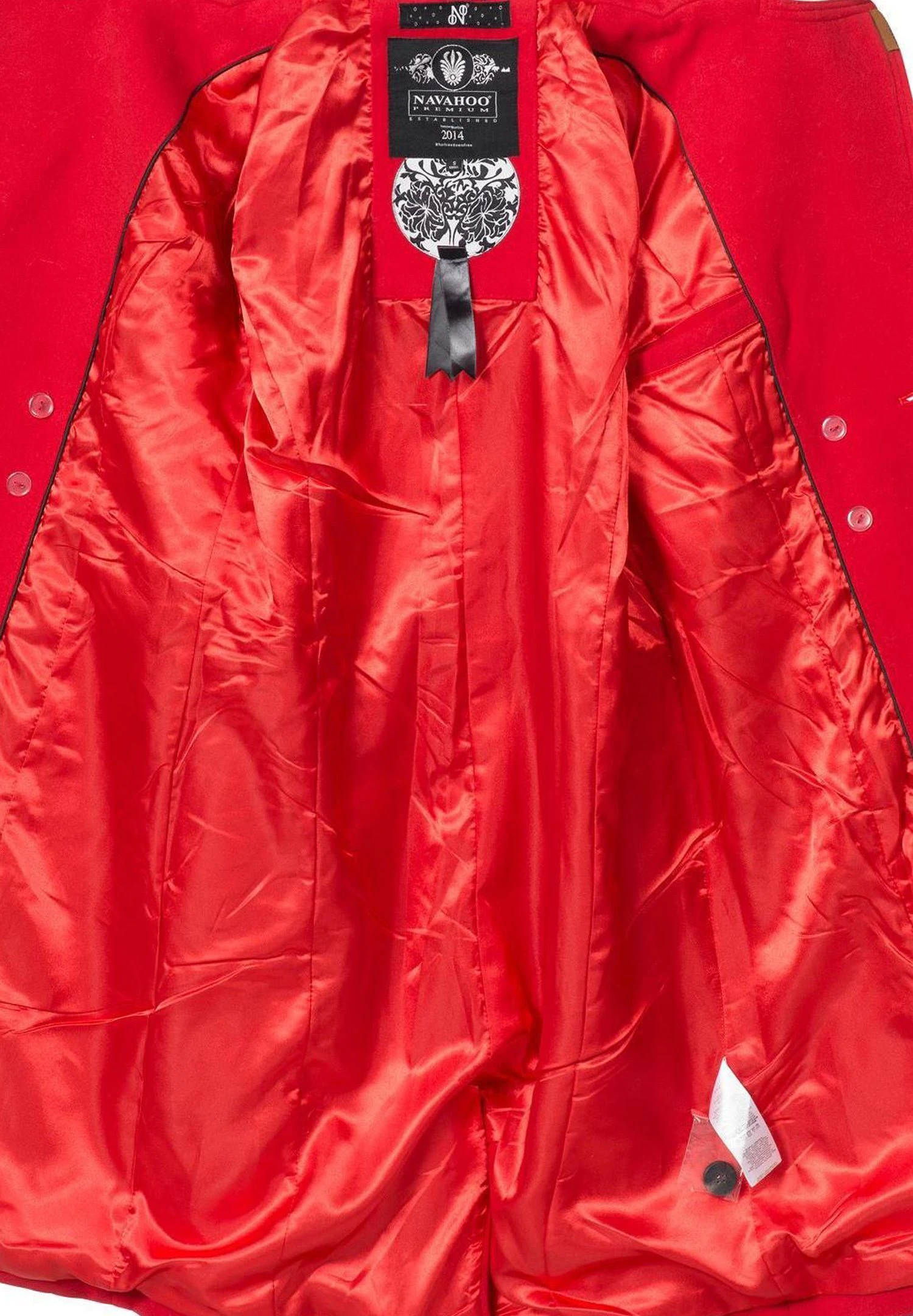 Navahoo WOOLY - Krótki Płaszcz - Red 5 Navahoo WOOLY - Krótki Płaszcz - Red - obrazek 3