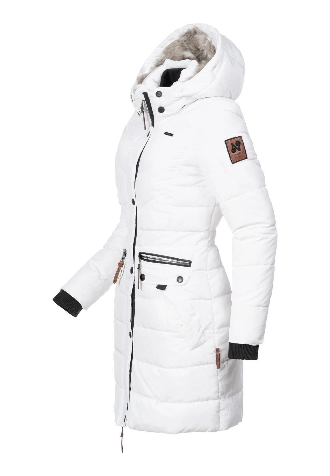 Navahoo PAULA - Płaszcz Zimowy - White 6 Navahoo PAULA - Płaszcz Zimowy - White - obrazek 4