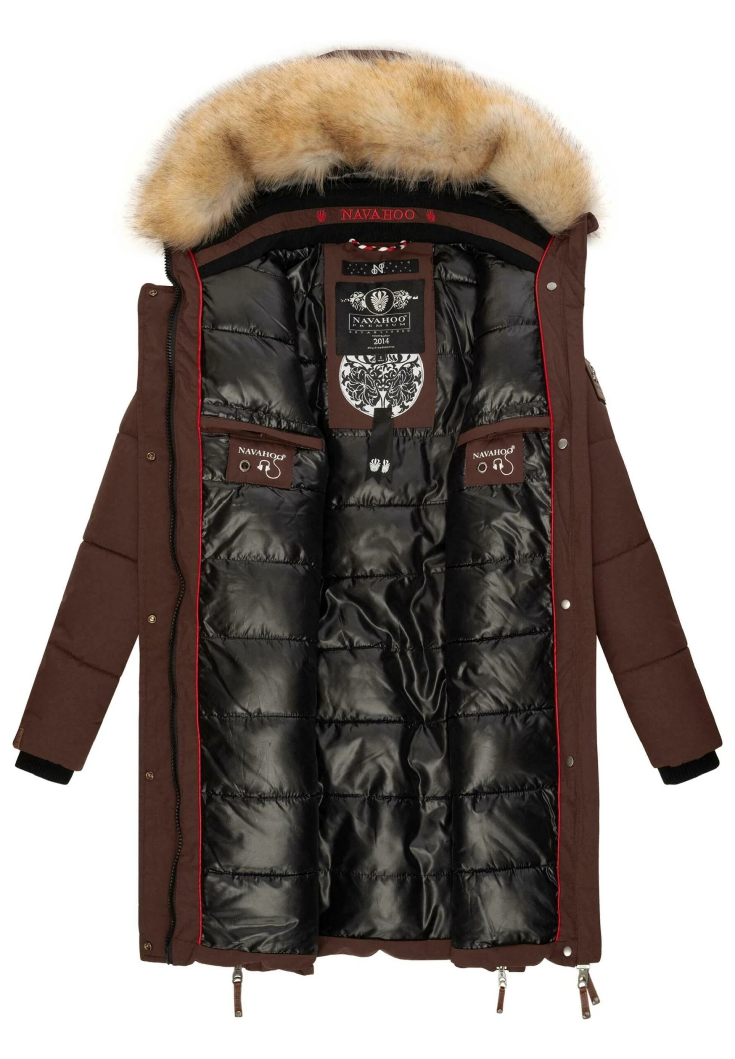 Navahoo HALINA - Płaszcz Zimowy - Ochre 4 Navahoo HALINA - Płaszcz Zimowy - Ochre - obrazek 2