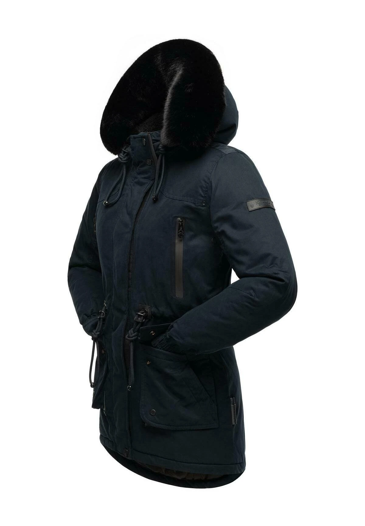 Navahoo OLESSAA - Płaszcz Zimowy - Dark Blue 6 Navahoo OLESSAA - Płaszcz Zimowy - Dark Blue - obrazek 4